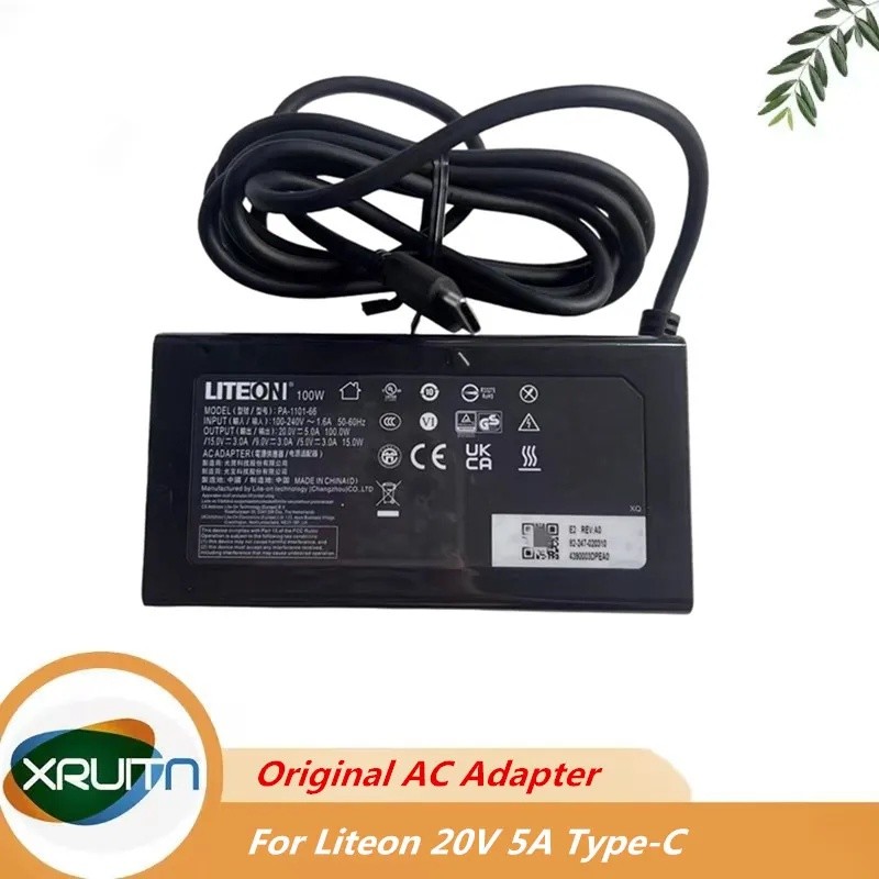 ต้นฉบับสําหรับ Liteon PA-1101-66 AC DC Adapter Charger สําหรับ Liteon 20v 5a PA-1101-66 แหล่งจ่ายไฟ