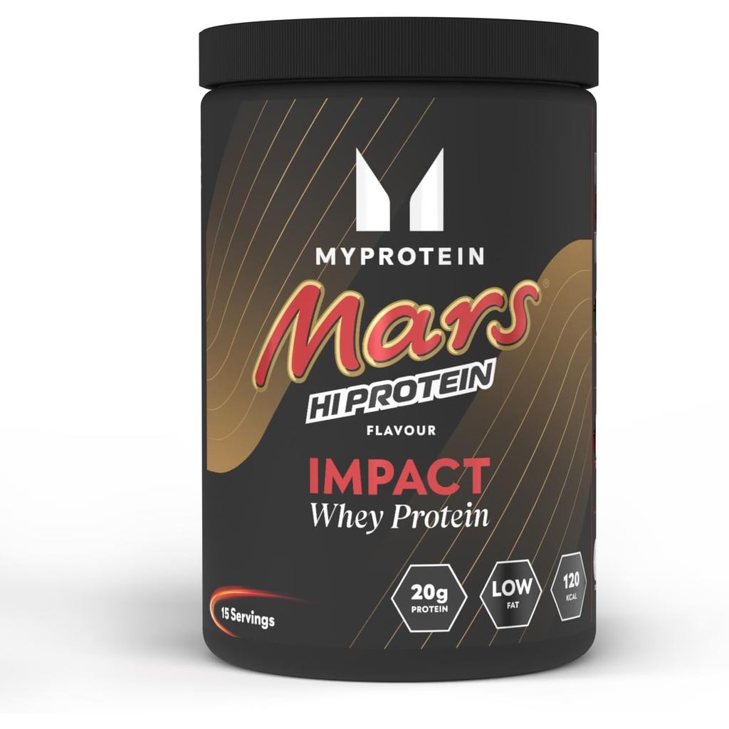 Myprotein Impact Whey Protein – Mars® | ผงโปรตีนช็อคโกแลต คาราเมล & มอลต์ ฟลาโวร์ | 500 g (15 เสิร์ฟ