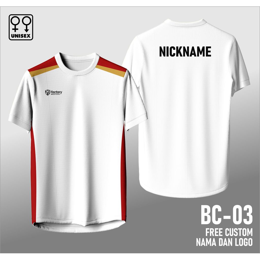 เสื้อแบดมินตัน เสื้อแบดมินตัน PB Djarum ฟรีชื่อที่กําหนดเอง BC-03