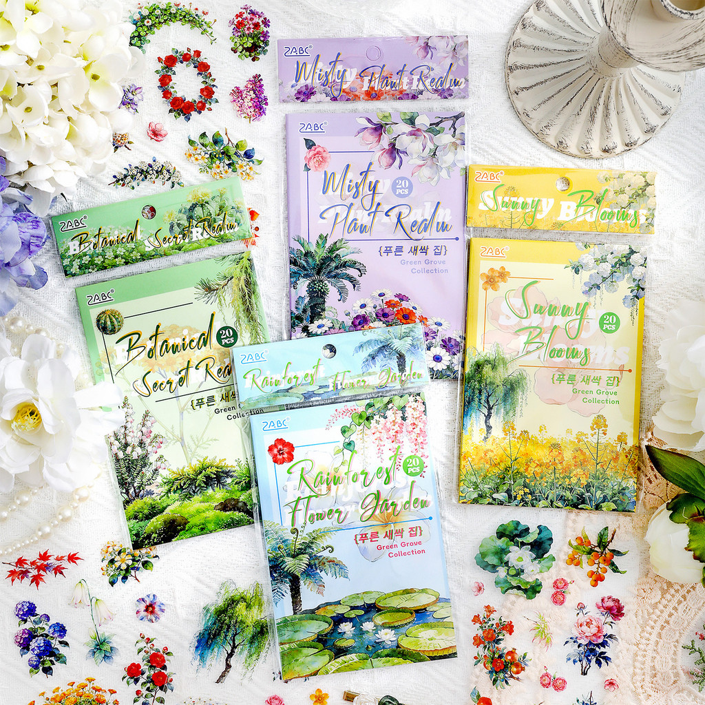 Journamm 20 แผ่นสติกเกอร์สัตว์เลี้ยงหนังสือ Vintage Creative ตกแต่ง Handmade Junk Journal Scrapbooking วัสดุไดอารี่อัลบั้มหัตถกรรมอุปกรณ์