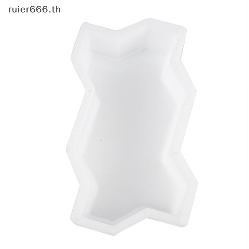 # ruier # DIY Path Maker แม่พิมพ์คอนกรีต Garden Pavement Mold Road Path Paving Bri Mould .