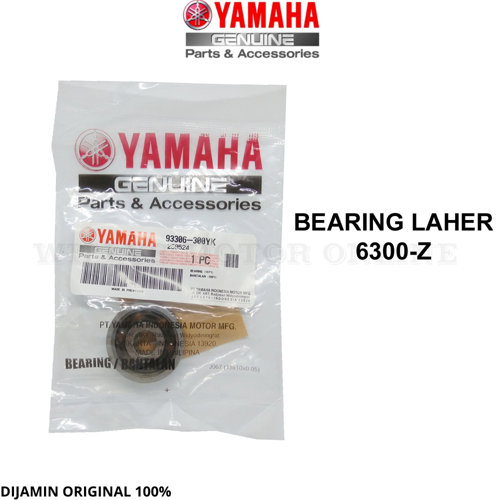 AA Motor Parts Bearing Laher 6300 Z Original Yamaha 93306-300YK