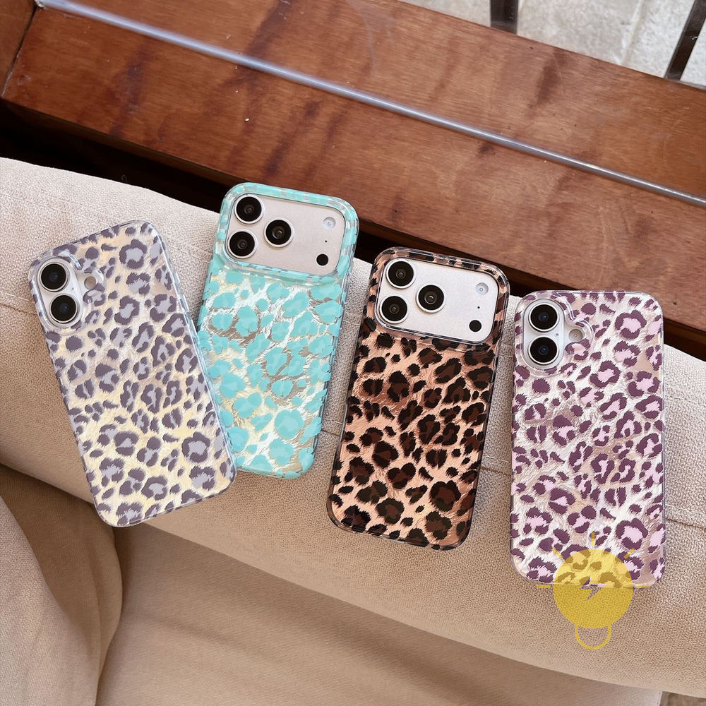 For เคสไอโฟน TPU Leopard Print Leopard Leopard Print เคส Phone Case For iPhone 17 Pro Max 16 15 Cove