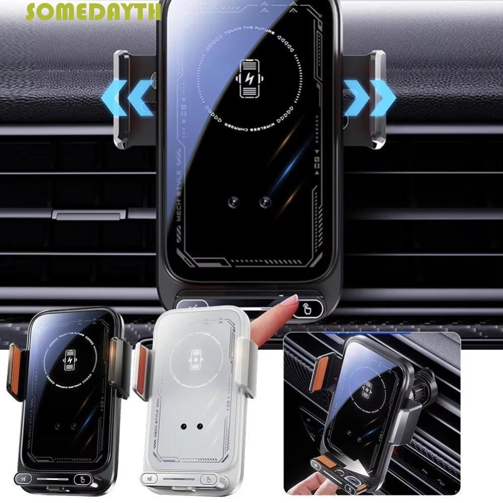 SOMEDAY เครื่องชาร์จโทรศัพท์ในรถยนต์, 66W Fast Charging Wireless Charger Wireless Car Charger, อัพเก