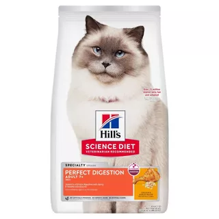 Hill's Science Diet Perfect Digestion สูตรไก่ อาหารแมว อายุ 7 ปีขึ้นไป ขนาด 1.5 กก.