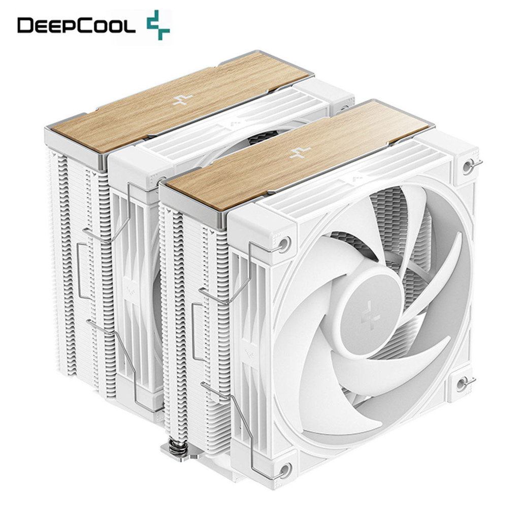 Kyushu Fengshen AK620G2 Qingxue Dafang Tower คอมพิวเตอร์ CPU พัดลมหม้อน้ําสีขาว Air Cooling Double T