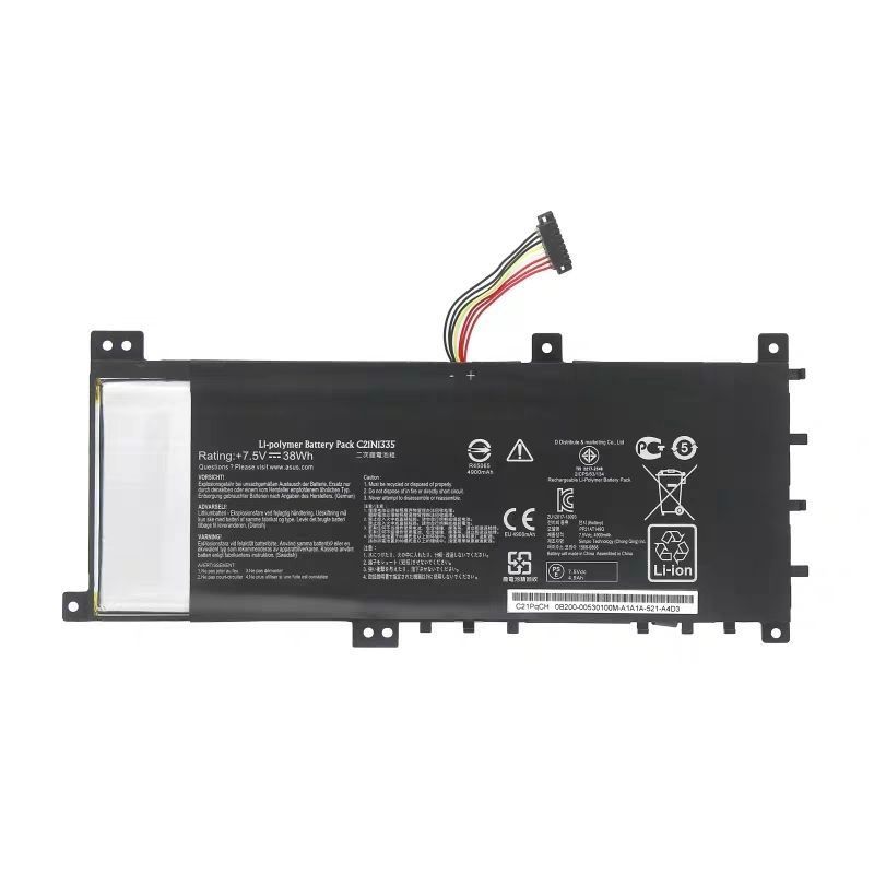 เหมาะสําหรับ Asus A451L K451L 51L S451L V451L C21N1335 แบตเตอรี่แล็ปท็อป