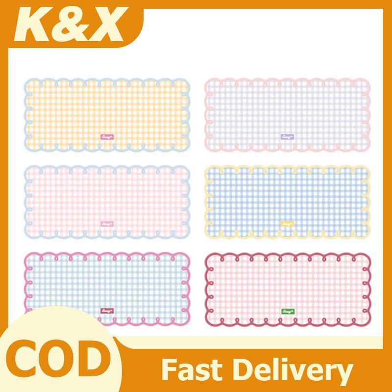 K&X Cheered Mouse Pad ขนาดใหญ่สีชมพูสีฟ้าสไตล์ Mousepads สําหรับสาวคอมพิวเตอร์ Pad คีย์บอร์ดแผ่นรองเม้าส์เดสก์ท็อป Pad โต๊ะตกแต่งใหม่