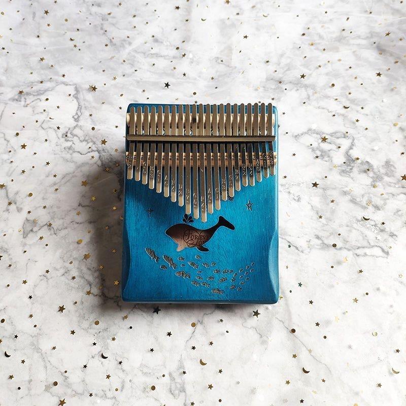 21-Tone Kalimba ไฟฟ้า Thumb เปียโน 17-Tone เริ่มต้นนิ้วมือเปียโน Introductory เครื่องดนตรี kalimba ข