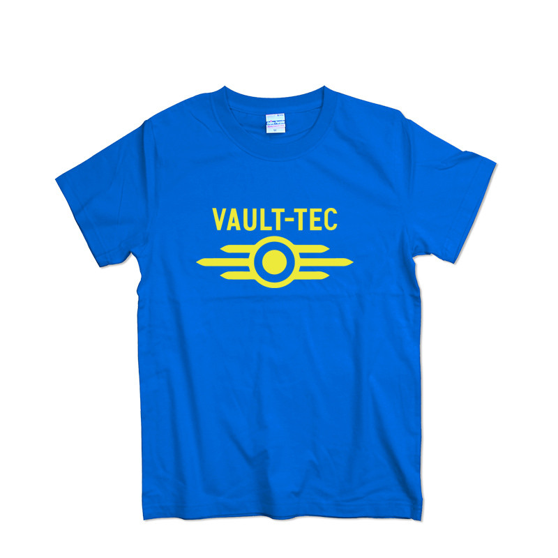Bethesda Fallout 4 รังสี 4 สินค้า Shelter เสื้อผ้าผ้าฝ้ายแท้รอบคอพิมพ์แขนสั้นเสื้อยืด Street Wear