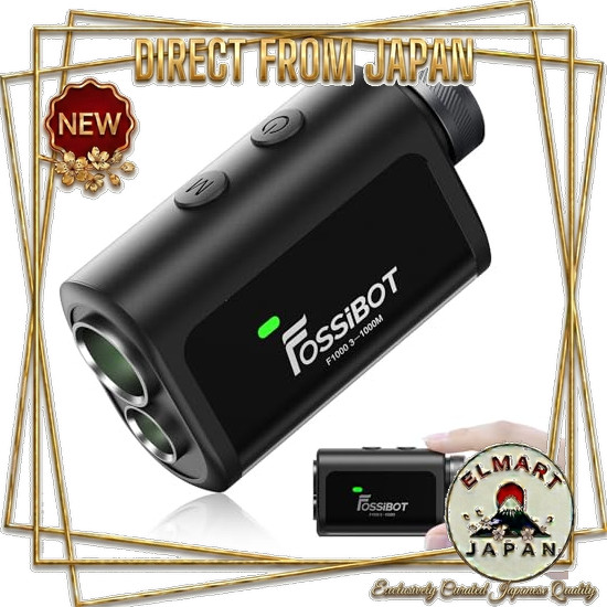 [Direct From Japan] [Small! Fast! Easy to Read!] FOSSiBOT F1000 Golf Laser Rangefinder: 3-Point Dist