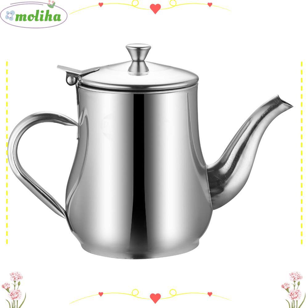 ขวดจ่ายน้ํามัน MOLIHA, 201 สแตนเลส 13oz/18oz/24oz เครื่องจ่ายน้ํามันมะกอก, ตู้ซอสถั่วเหลืองสมัยใหม่ 
