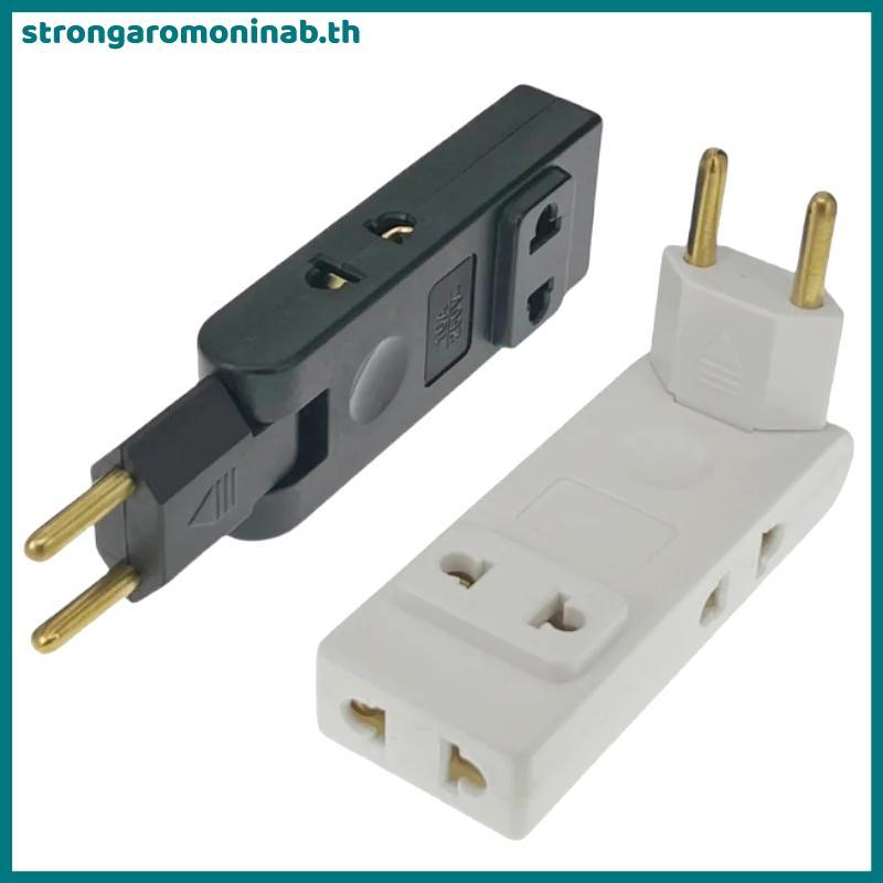 STR 4 In 1 Wall Outlet Extension EU ไฟฟ้า Soet 180 องศาปลั๊กอะแดปเตอร์ Travel Aadapter แบบพกพา Power Converter TH