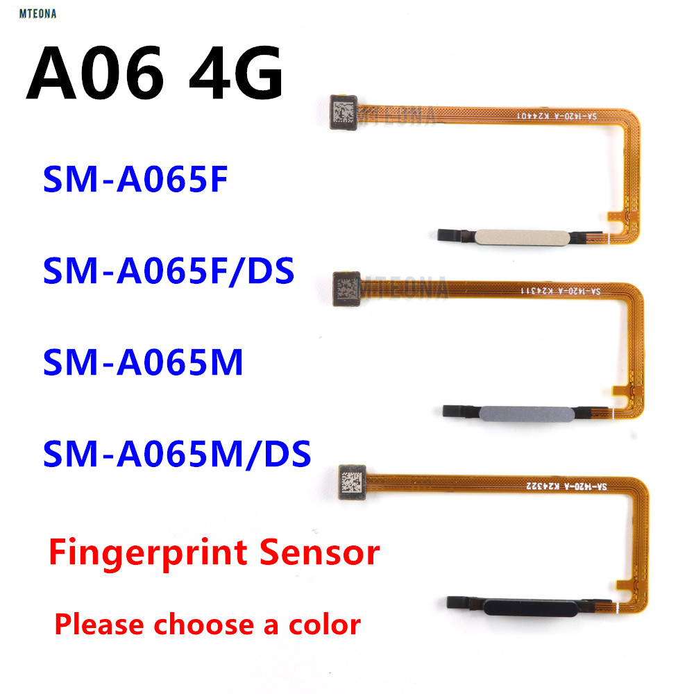 Touch ID เซ็นเซอร์ลายนิ้วมือ Flex สําหรับ Samsung Galaxy A06 4G A065F A065M A065 ปุ่มด้านข้าง Flex ส