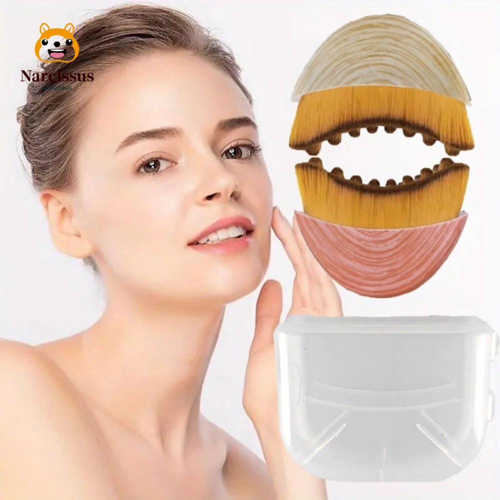 เครื่องนวดคอนทัวร์ NARCISSUS สําหรับ Jawline, คางลดบวม Multi-function Lymphatic Contour Face Brush, 