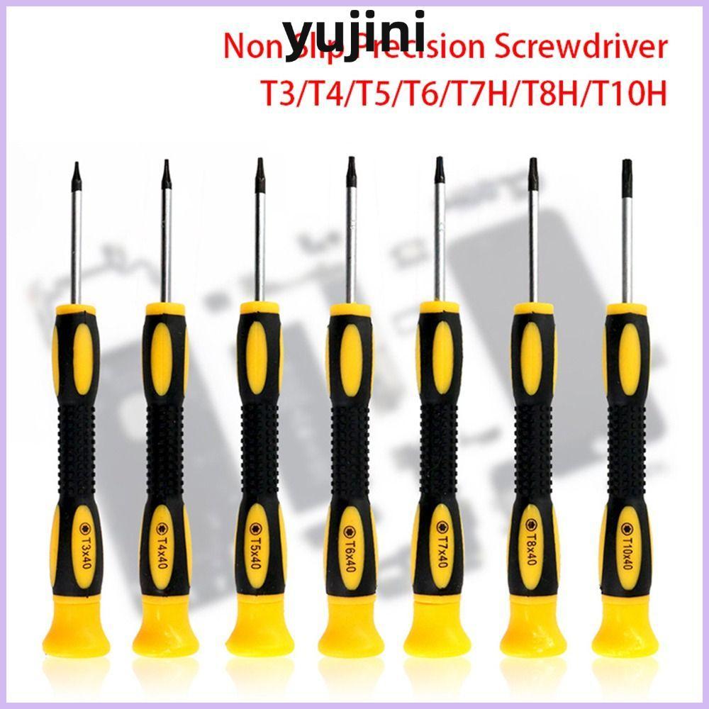 YUJINI เครื่องมือซ่อมถอดชิ้นส่วน, T3/T4/T5/T6/T7H/T8H/T10H พร้อมไขควง Torx Hole,เครื่องมือกําจัดพลาส