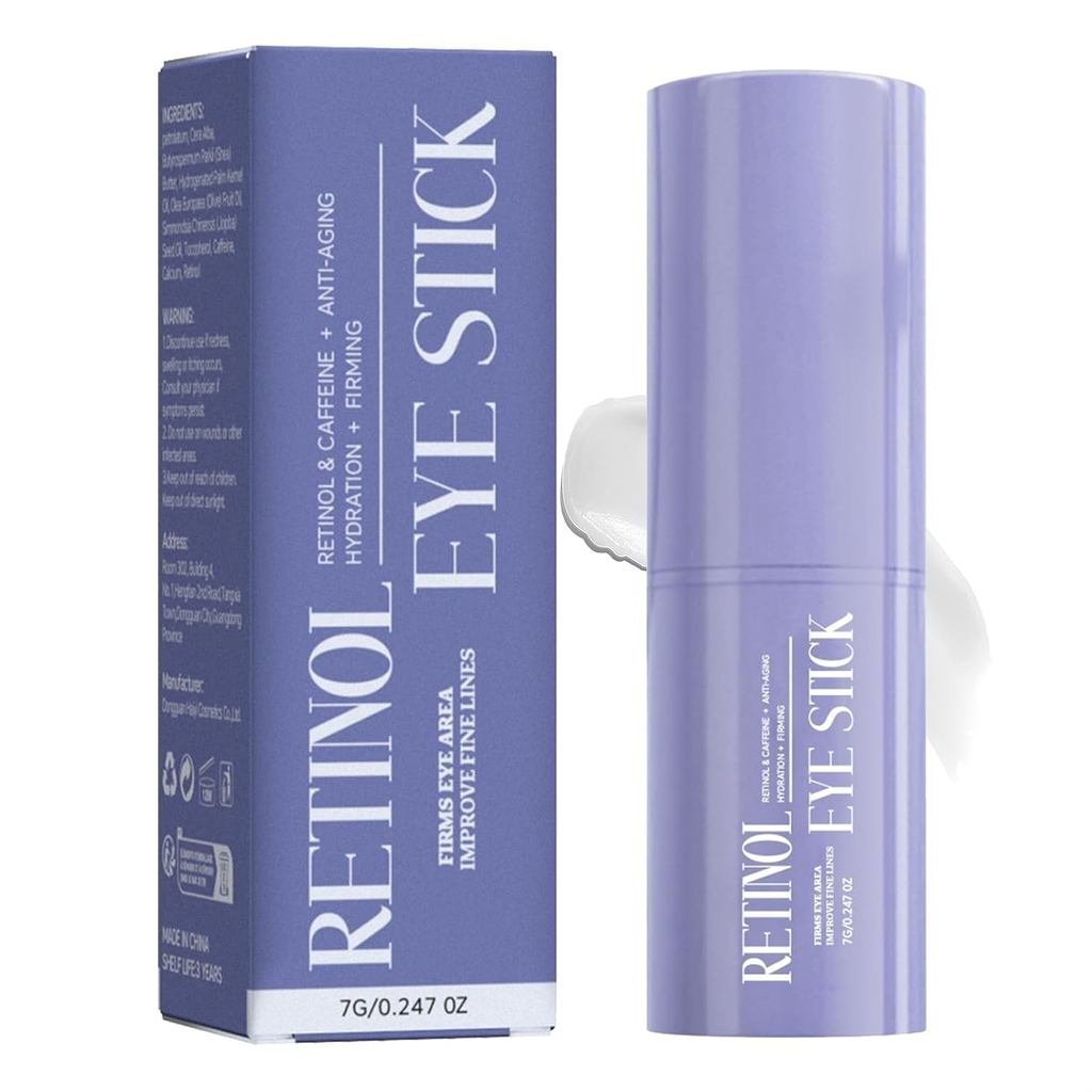 Retinol&CaffeineEyeBalmStickforDarkCircle,Puffiness,FineLinesandEyeBags,AntiAginderEyeoothsWrinklesM