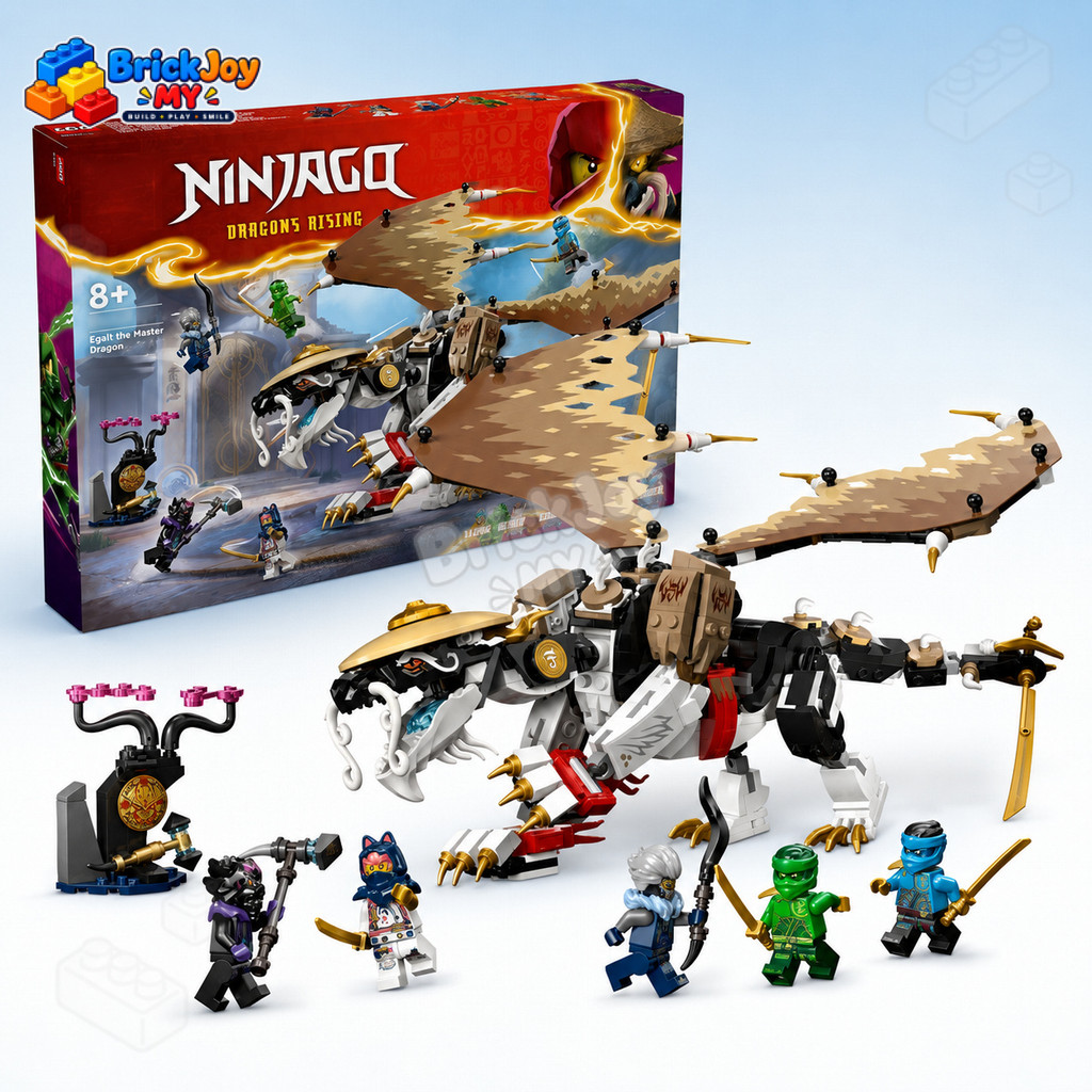 71809 Egalt the Master Dragon Building Blocks Ninja Series Dragon Model Construction Toy Set ของขวัญ