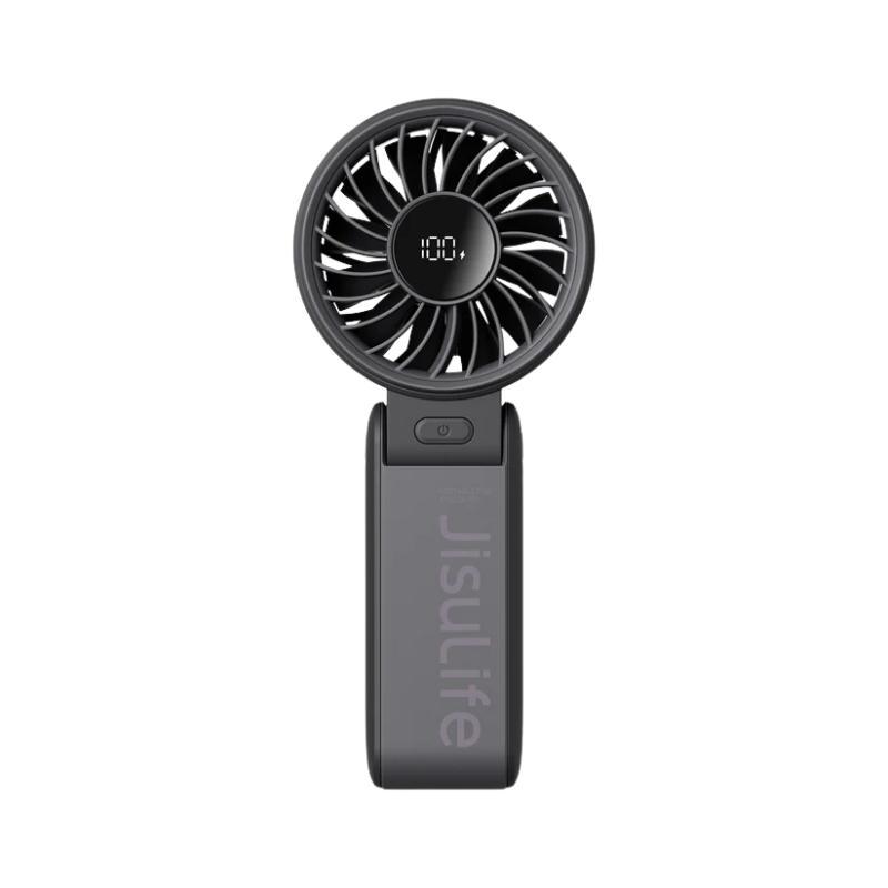 JISULIFE พัดลมพกพา รุ่น LIFE 7 สีดำ ความจุแบตเตอรี่ 5000 mAh