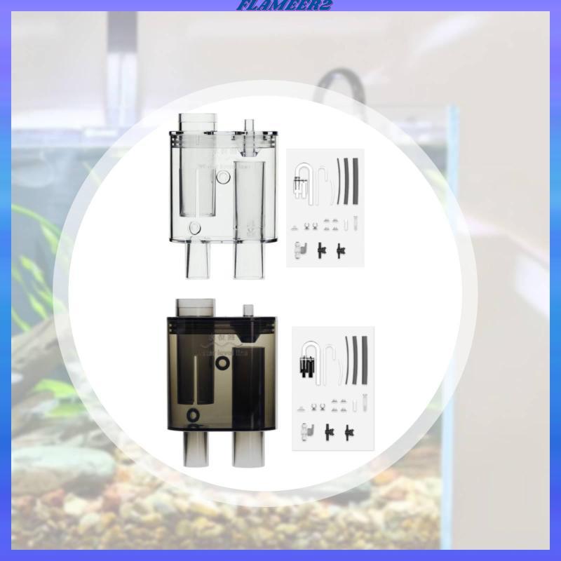 [Flameer2] Aquarium Overflow Box Compact High Performance Professional Fish Tank Accessories ติดตั้ง