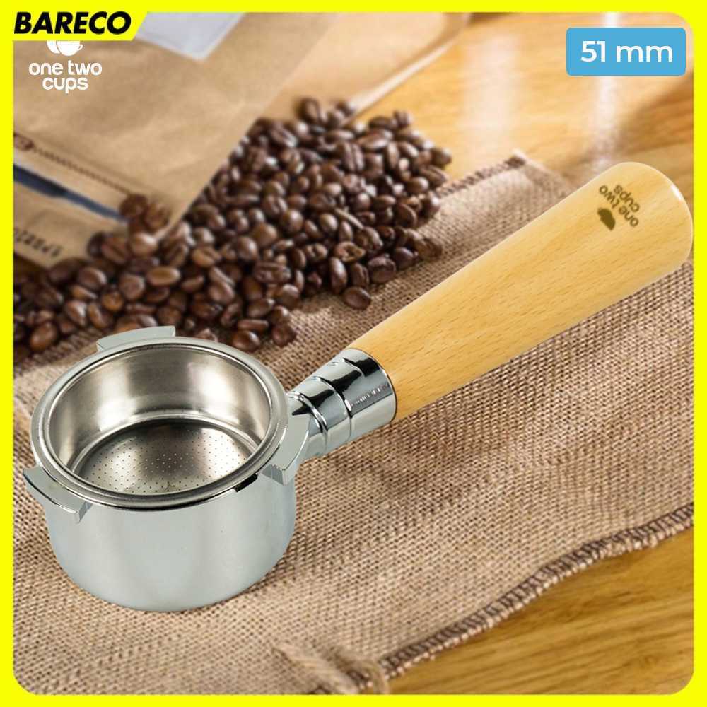 One Two Cups Bottomless Naked Portafilter Stainless 51mm for Delonghi - EC680