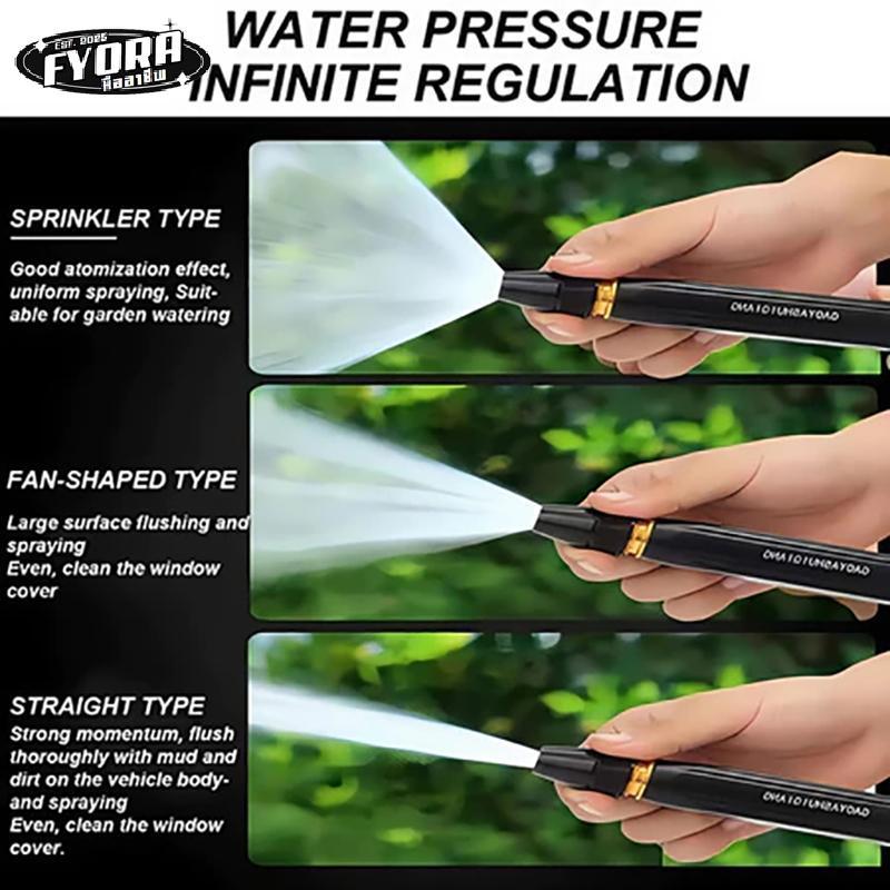 FYORA 4 in Adjustable Car Runneck หัวฉีดความดันท่อน้ําสําหรับ Vehicle Home and Garden Care คอเต่าเดิ