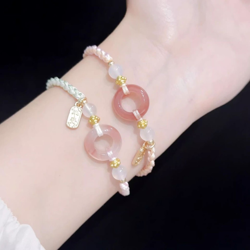 MERAH Yaoyao Pink Peach Safety Bracelet