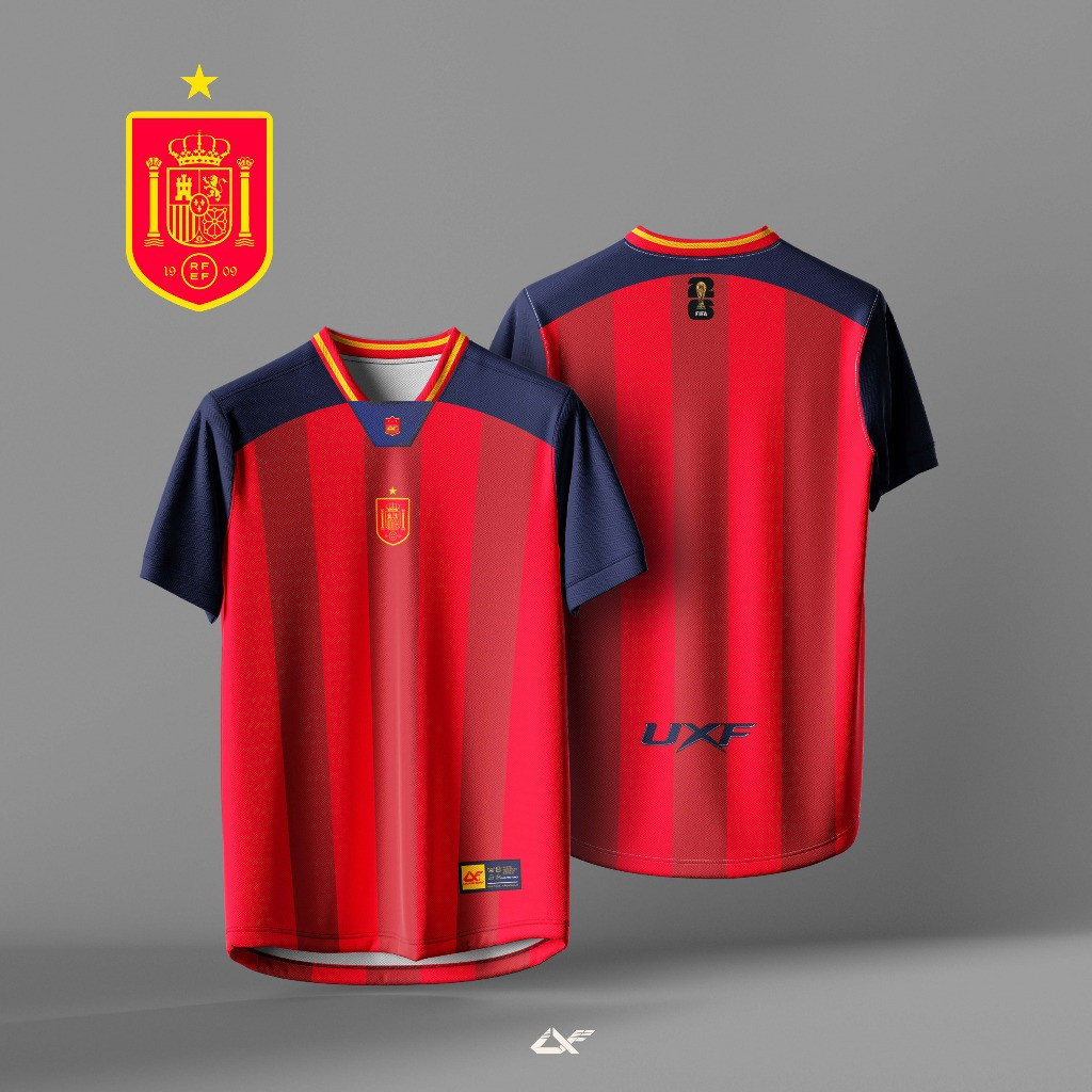 2026 UXFACTORY SPAIN MERAH JERSEY SUBLIMATION