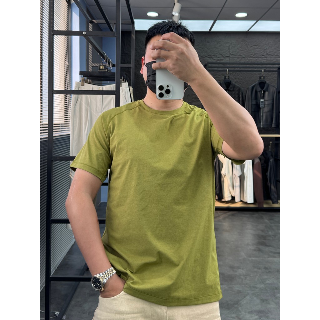 Svip Flute 999+ Functional Breathable Quick-Drying TEE!ฤดูร้อนรอบคอสีทึบสบายยืดกีฬาแขนสั้นเสื้อยืดผู