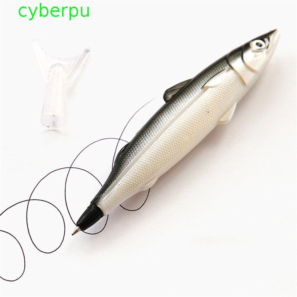 CYBERPULLSE Ocean Fish Pen Creative Black Cute Stationery 0.5mm Funny Fish Shape Pen