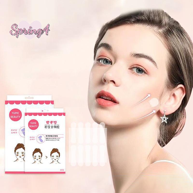 <Spring4> 40Pcที่มองไม่เห็นV Face Liftเทปกําจัดริ้วรอยStier Faceหน้าผากNE Stier Pad Anti Aging Patch Facial Slimming Mask Nice