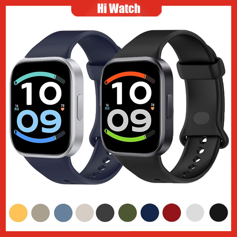 สายซิลิโคนสําหรับ Redmi Watch 6 Active/Lite สําหรับ Xiaomi Mi Band 10 Pro/9 Pro/8 Pro Redmi นาฬิกา 6/5/4 สร้อยข้อมือสายนาฬิกา