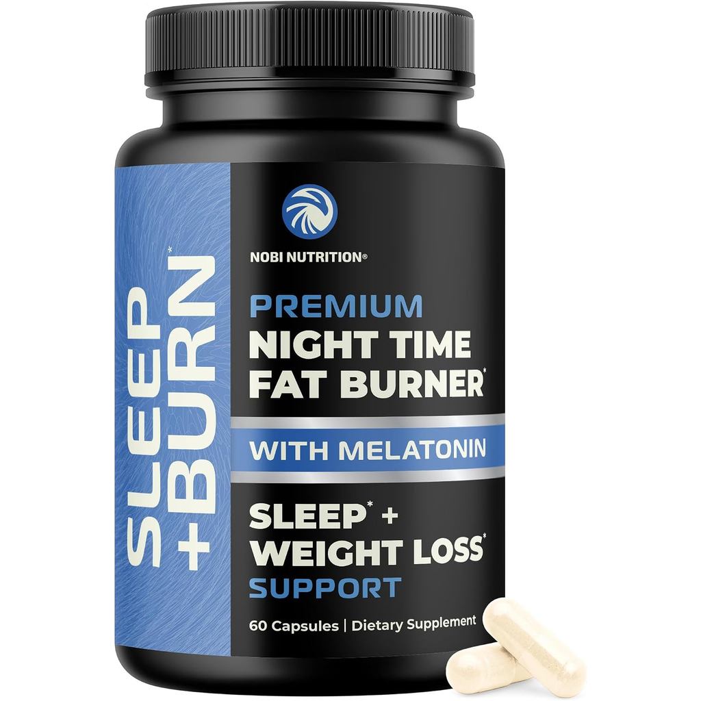 Nobi Nutrition Night Time อาหารเสริมลดน้ําหนักเพื่อลดไขมันหน้าท้อง |  เครื่องช่วยการนอนหลับ | Appeti
