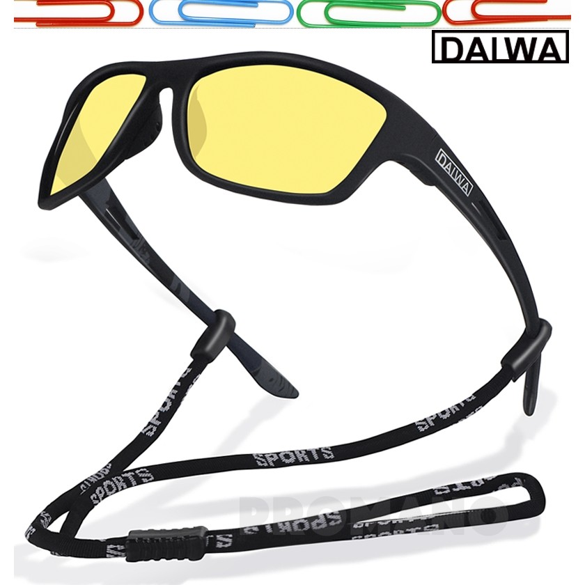 เป็นมิตรกับสิ่งแวดล้อม Dalwa Night ขับรถแว่นตากันแดดโพลาไรซ์ตกปลา Unisex Shades ชายเดินป่าแว่นตาคลาส