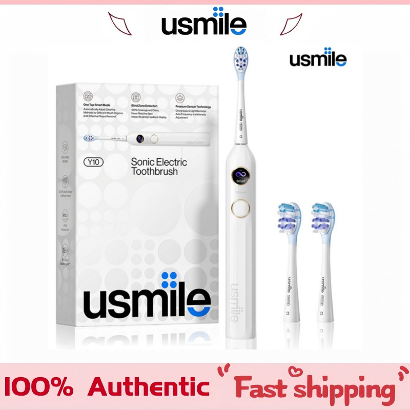 แปรงสีฟันไฟฟ้า Usmile Y10 Sonic – หน้าจออัจฉริยะ & โหมดทําความสะอาด 4 โหมด