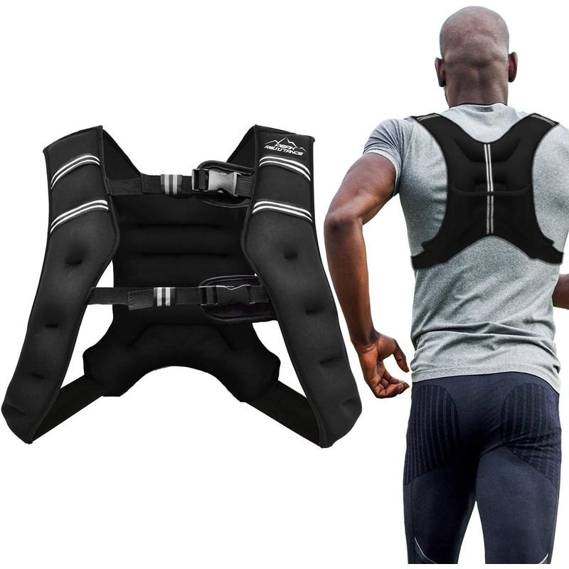 "Aduro Sport Weighted Vest อุปกรณ์ออกกําลังกาย, 4lbs/6lbs/12lbs/20lbs/25lbs/30lbs เสื้อกั๊กน้ําหนักต