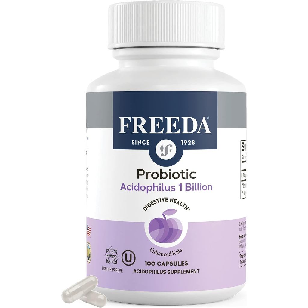 FREEDA Acidophilus Probiotic 1 Billion CFU รองรับการย่อยอาหาร – 100ct