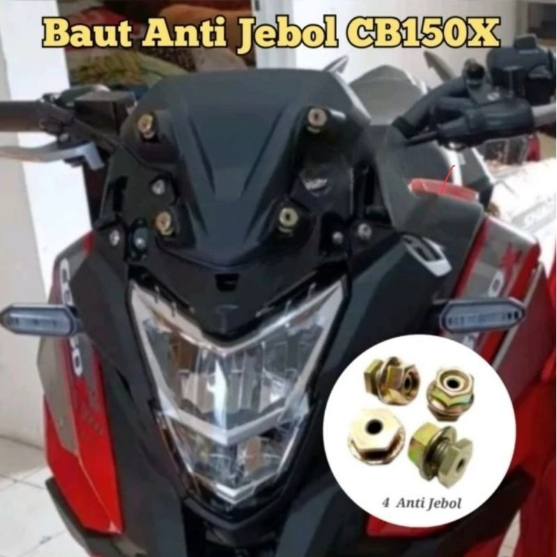 สลักเกลียวป้องกันการทําลาย CB150X CBX Strong CB150 สลักเกลียวกระบังหน้า
