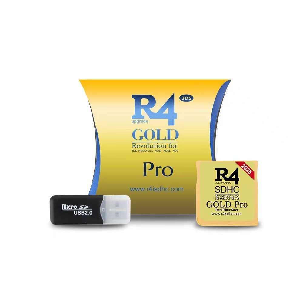 2025 เวอร์ชันใหม่เอี่ยม R4 SDHC Burning Card R4 การ์ดเกม R4i การ์ดทองใหม่ 3DS Burning Card [Q]