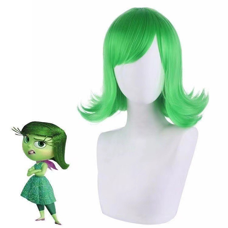 Cos สีเขียวที่ว่างเปล่า Bangs Abnormal 2 อะนิเมะตัวแทนทีมย้อนกลับ Mind สั้นคอสเพลย์ปลอม Warp