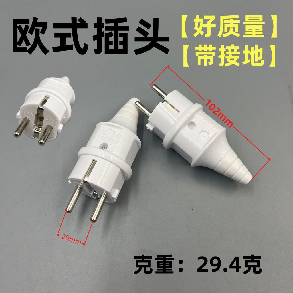 เครื่องกําเนิดไฟฟ้าเบนซินปลั๊กสองรูซ็อกเก็ตทองแดงทั้งหมด 2KW3KW5KW สไตล์ยุโรป 220V ปลั๊ก 16A