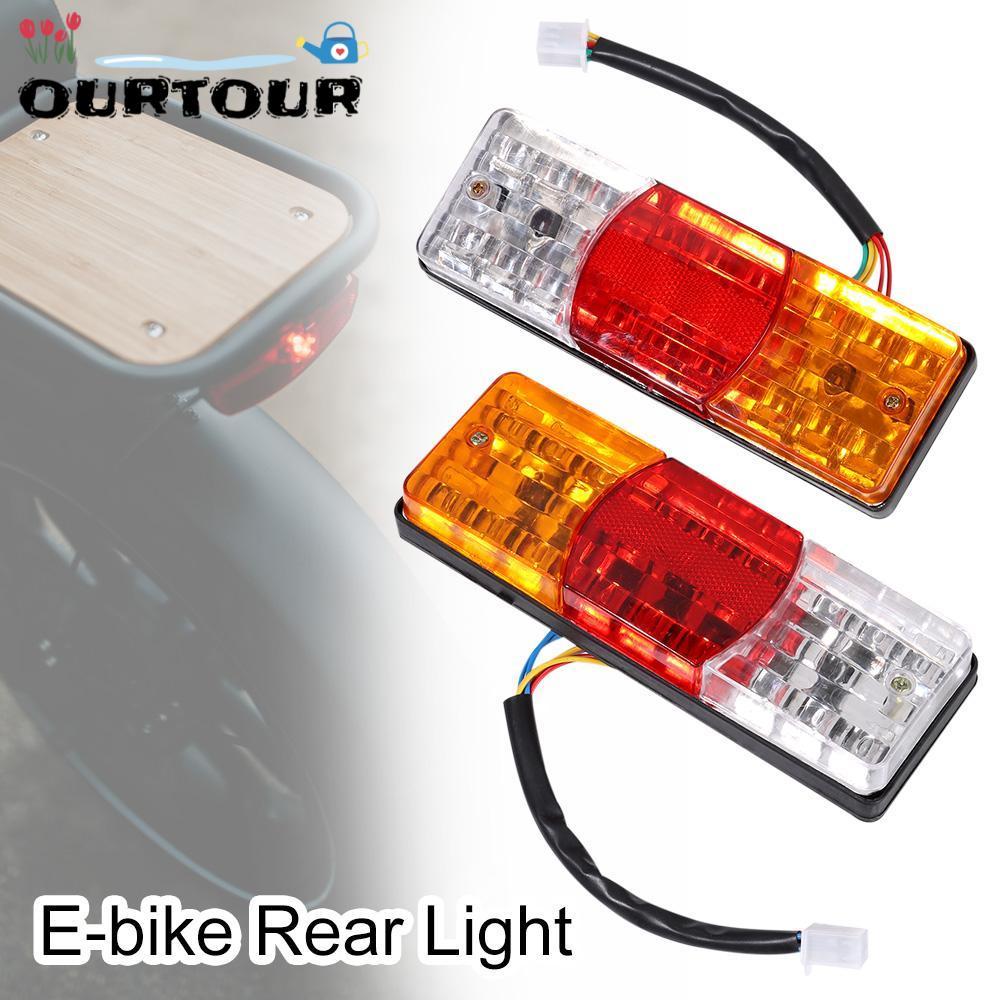 URTOUR E-bike ด้านหลังเครื่องมือแสง Night Light กันน้ํา Refitting อุปกรณ์เสริม