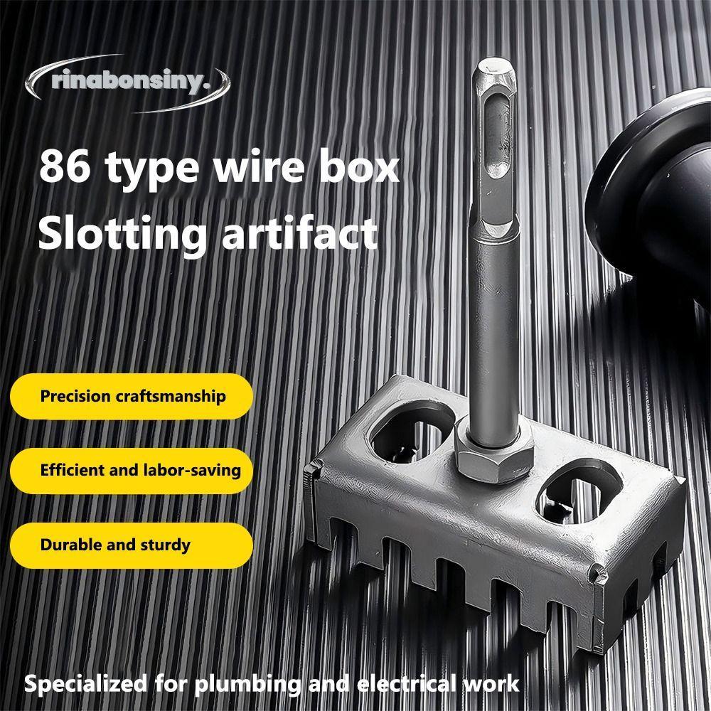 RINABONSINY Square Hole Punch, สี่เหลี่ยมผืนผ้าเครื่องมือ Multi-function Square Hole Punch เจาะ, ของ