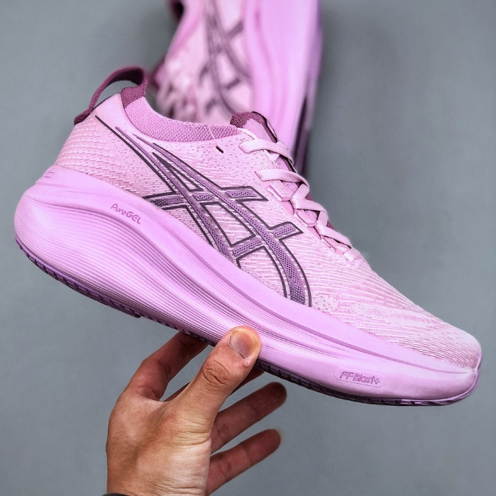 ASICS GEL NIMBUS 27 รองเท้าวิ่งสําหรับผู้ชายและผู้หญิงที่มีเทคโนโลยีการดูดซับแรงกระแทกที่ยอดเยี่ยม