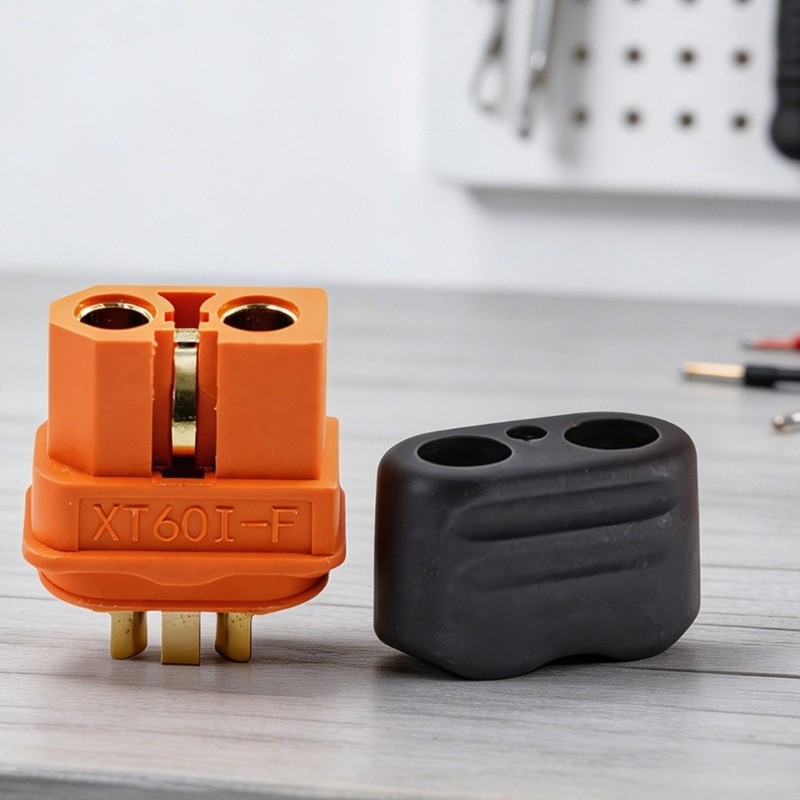 EDB * Connector สัญญาณปลั๊ก XT60I หญิง XT60IPW ชายเปลวไฟทน Connector พร้อมแขนป้องกันสําหรับ Lipo Ch