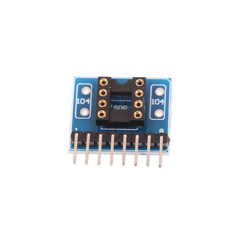 Single-row ZIP SIP8 Paage แปลงเป็น Dual-row DIP8 Soet NJM5532 4558 4560 4580 4565 2114L HIFI Audio อ
