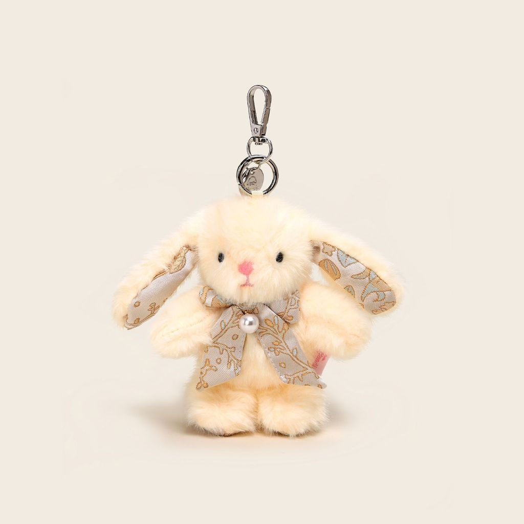CH~jinnew Original New Chinese Style Wendy Rabbit Bowknot Cute Plush Doll Keychain Bag Pendant BB VC