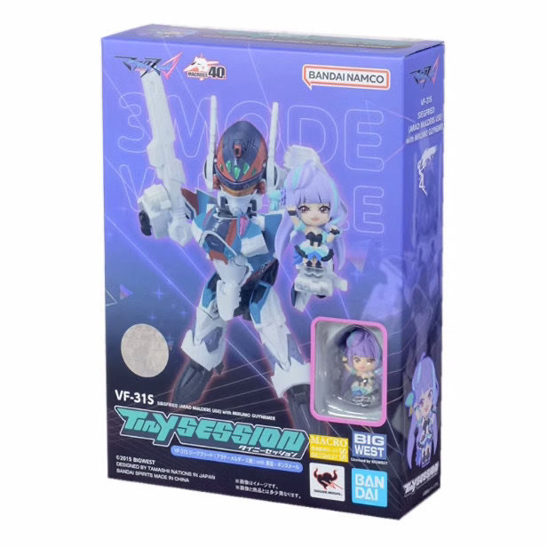 Bandai TINY SESSION Macross VF-31S Meiyun Blast Deformation