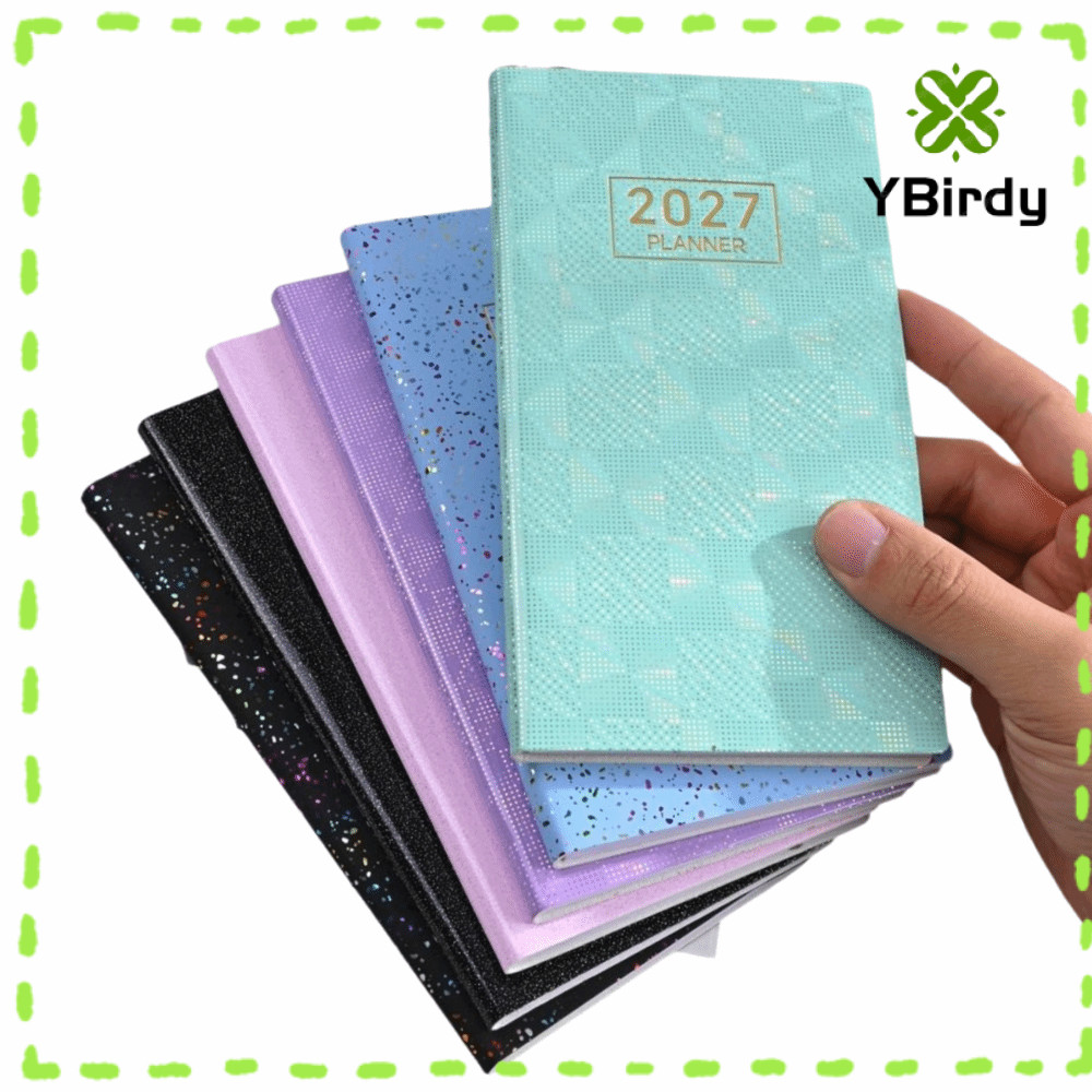 YRBWDYZDH A6 Planner Notebook, หน้าเรียงรายแบบพกพา 2027 Planner, 2027 หลากสี Weekly Planner อุปกรณ์ก
