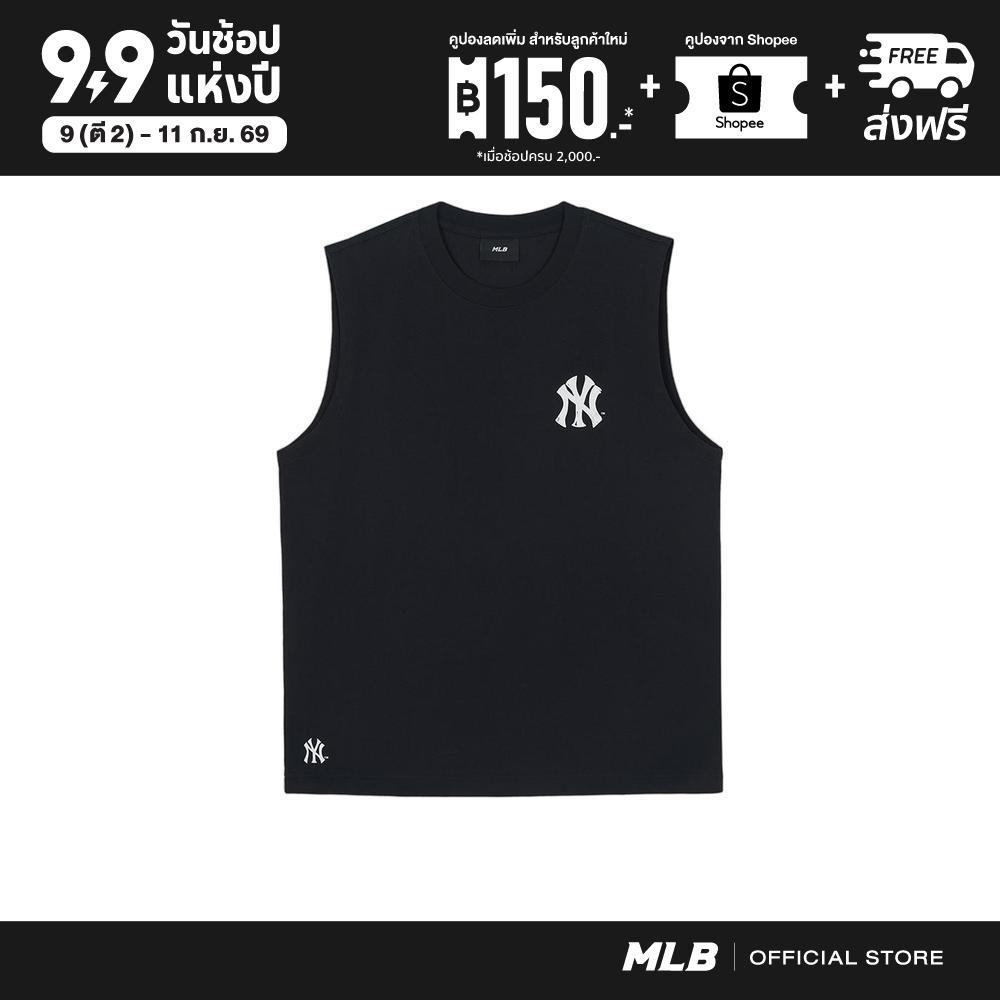 MLB เสื้อกล้าม ยูนิเซ็กซ์ Basic Street Logo Sleeveless T-Shirts รุ่น 3ATOB0263 50BKS สีดำ